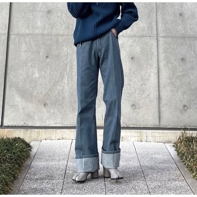 21aw Maison Margiela ロゴ ストレートジーンズ デニム