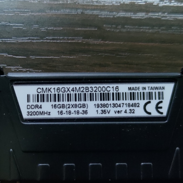 [動作品] DDR4-3200(PC4-25600) 32GB(8GB×4)PC/タブレット