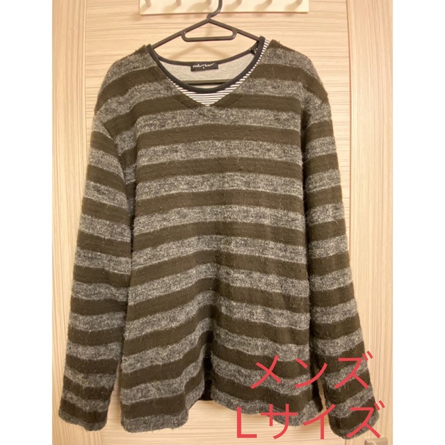TAKEO KIKUCHI(タケオキクチ)のメンズ長袖セーター/シャツ　2枚セット メンズのトップス(Tシャツ/カットソー(七分/長袖))の商品写真