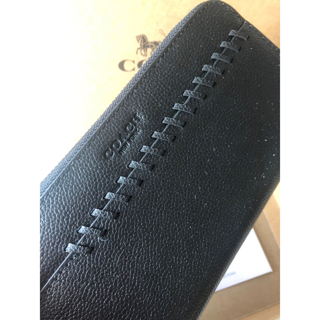 COACH - COACH 長財布 ブラック ベースボールステッチ 新品未使用の