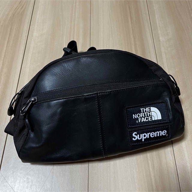 supreme the north face leather waist bag