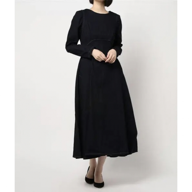 moussy マウジー デニム ドレス ワンピース ブラック 2 moussy マウジー デニム ドレス ワンピース ブラック 2