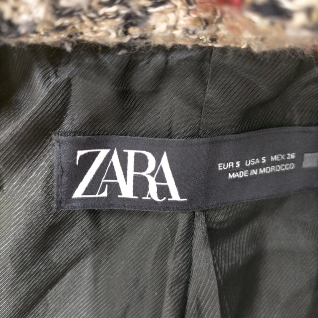 ZARA(ザラ) ツイード ダブルテーラードジャケット レディース アウター 5