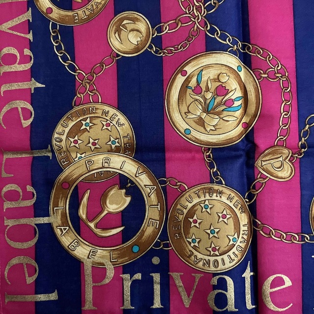 PRIVATE LABEL(プライベートレーベル)のプライベートレーベル　大判ハンカチ　スカーフ　バンダナ  綿100% レディースのファッション小物(ハンカチ)の商品写真