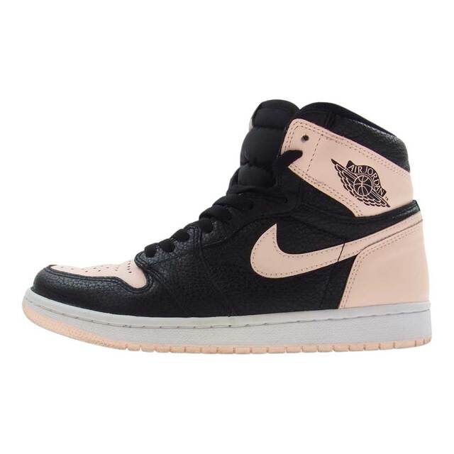 NIKE(ナイキ)のNIKE ナイキ スニーカー 555088-081 AIR JORDAN 1 RETRO HIGH OG CRIMSON TINT エアジョーダン1 レトロ ハイ クリムゾンティント ハイカット スニーカー ブラック系 ピンク系 25.5cm【中古】 メンズの靴/シューズ(スニーカー)の商品写真