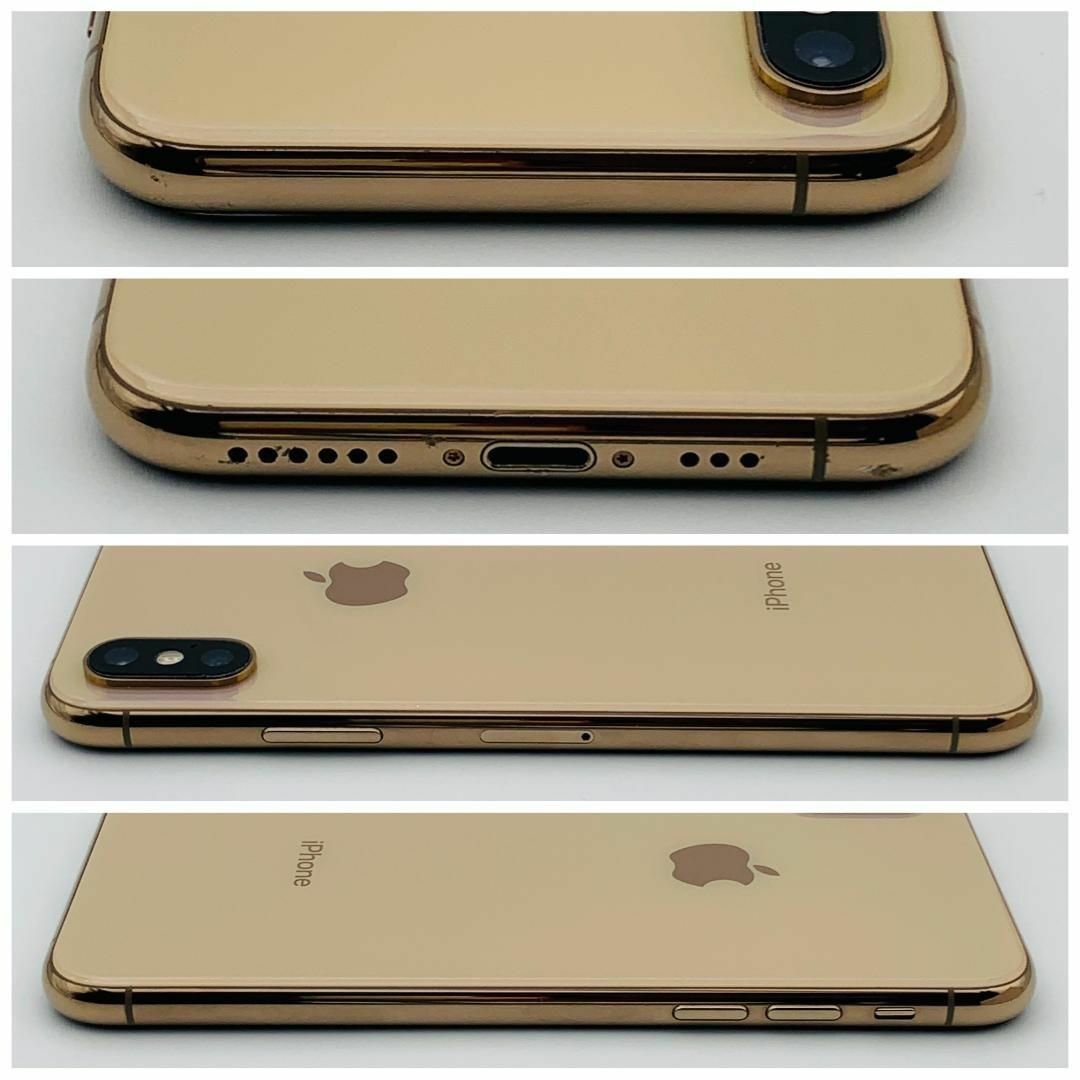 Apple(アップル)のiPhoneXs 64GB ゴールド【SIMフリー】新品バッテリー スマホ/家電/カメラのスマートフォン/携帯電話(スマートフォン本体)の商品写真