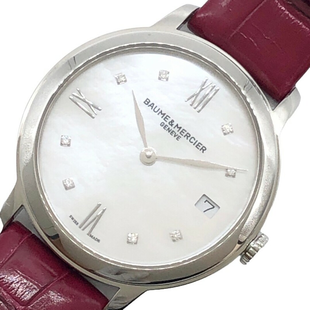 ボーム＆メルシェ BAUME & MERCIER クラシマレディ MOA10325 シルバー ステンレススチール クオーツ レディース 腕時計