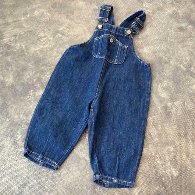 ZARA KIDS(ザラキッズ)のサロペット　デニムサロペット　オーバーオール キッズ/ベビー/マタニティのベビー服(~85cm)(パンツ)の商品写真