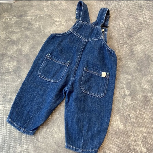 ZARA KIDS(ザラキッズ)のサロペット　デニムサロペット　オーバーオール キッズ/ベビー/マタニティのベビー服(~85cm)(パンツ)の商品写真