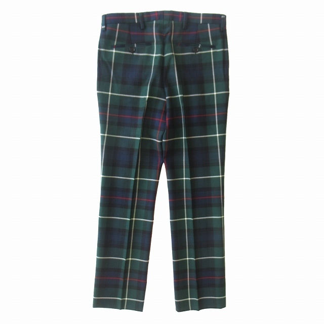 BURBERRY LONDON チェック ブーツカットパンツ 美品 - 通販