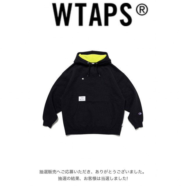 W)taps(ダブルタップス)のwtaps ACADEMY HOODED CTPL M CHAMPION 新品 メンズのトップス(パーカー)の商品写真