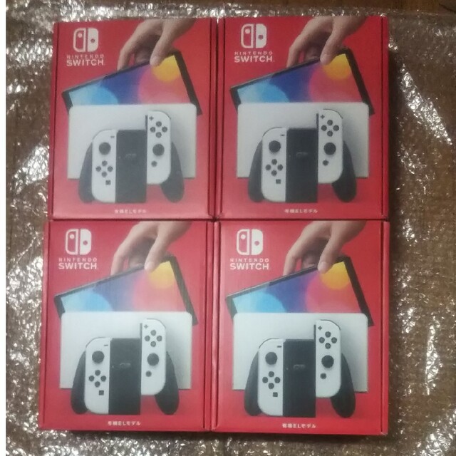 新品、未使用 任天堂Switch有機ELホワイト×4