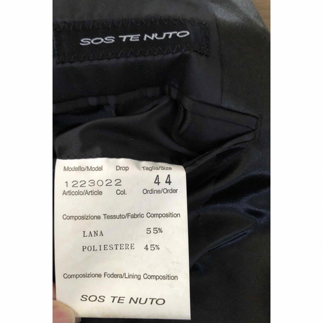 ソステヌートジャケットSOS TE NOTE メンズのジャケット/アウター(テーラードジャケット)の商品写真