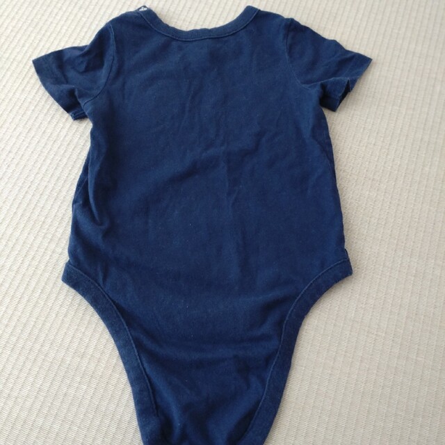 babyGAP(ベビーギャップ)のGap　ロンパース　ネイビー　半袖ヘビ キッズ/ベビー/マタニティのベビー服(~85cm)(ロンパース)の商品写真