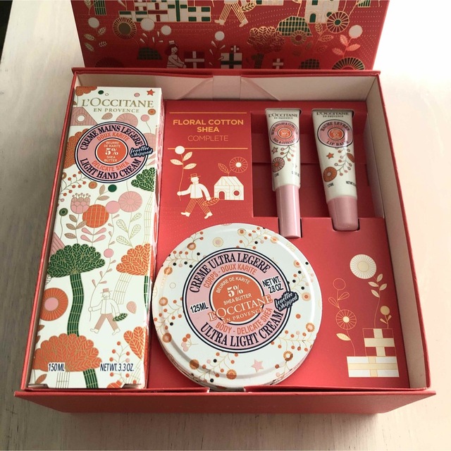 L'OCCITANE(ロクシタン)のL'OCCITANE ロクシタン フローラルコットン スノーシア コンプリート コスメ/美容のボディケア(ハンドクリーム)の商品写真