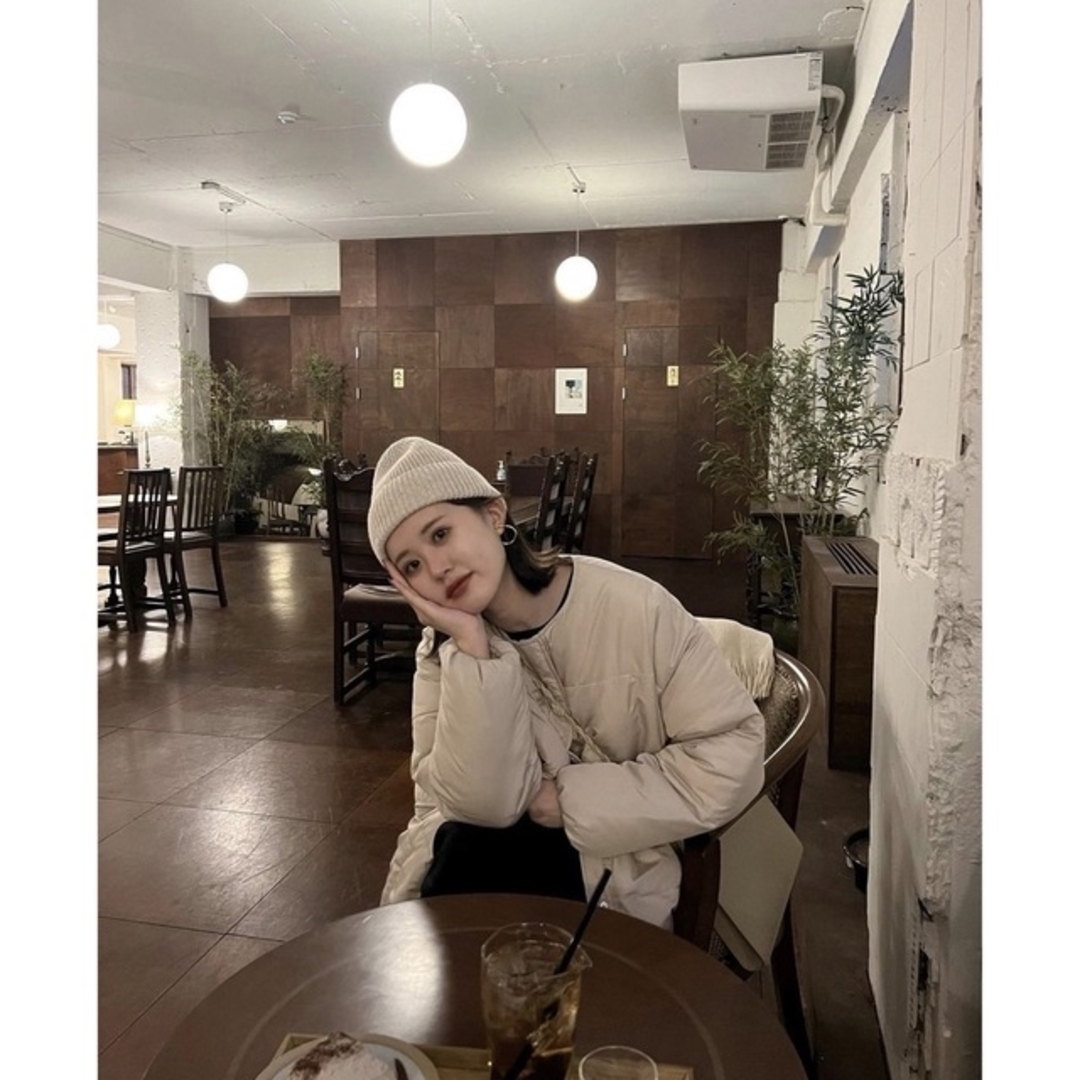 Amiur fiber down no collar blouson - ブルゾン