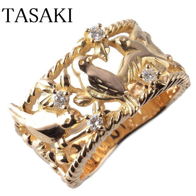 大好き TASAKI - タサキ ダイヤリング 0.11ct 11.5号 K18YG 【10591