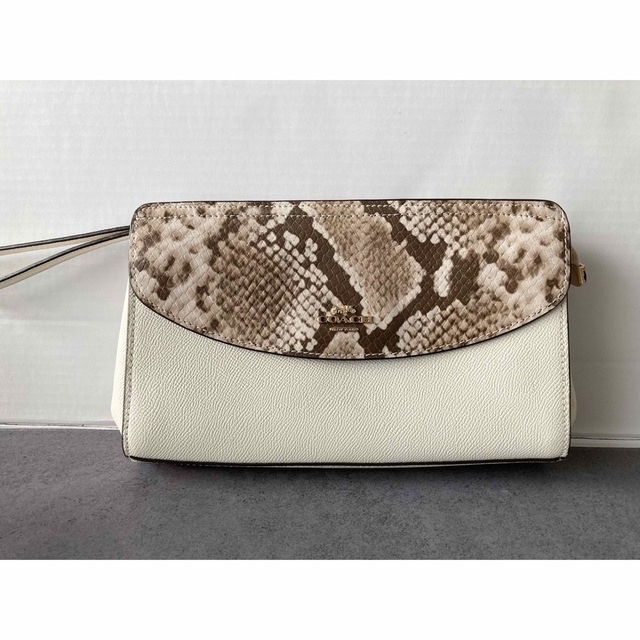 COACH/コーチ クラッチバッグ レザーヘビ柄 F39219 早割クーポン! www