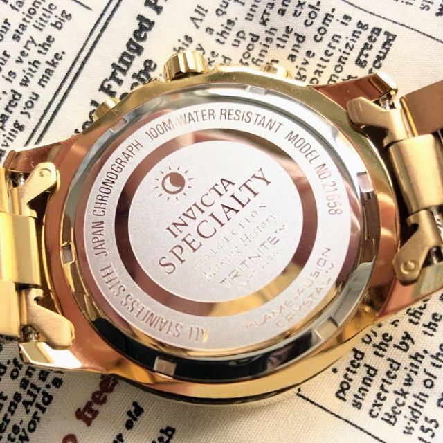 #2793【素敵な高級感】メンズ 腕時計 インビクタ 動作品 クォーツ 防水