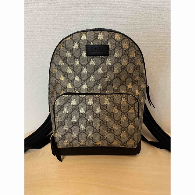 高質 Gucci - GUCCI リュック バッグ ハチ ビー グッチ GG柄 リュック+