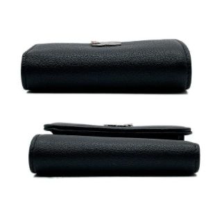 CHANEL - 未使用品 シャネル ココマーク 三つ折り財布 ブラック メンズ