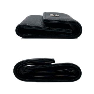 CHANEL - 未使用品 シャネル ココマーク 三つ折り財布 ブラック メンズ