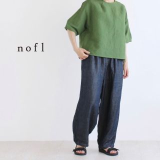 ネストローブ(nest Robe)のnoflノフル　リネンデニムパンツ(デニム/ジーンズ)