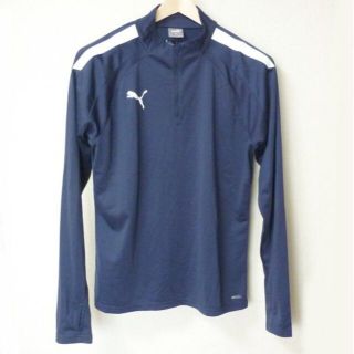 プーマ(PUMA)の新品未使用◆L(XL相当)PUMA TEAMRISE1/4ハーフジップトップス紺(その他)