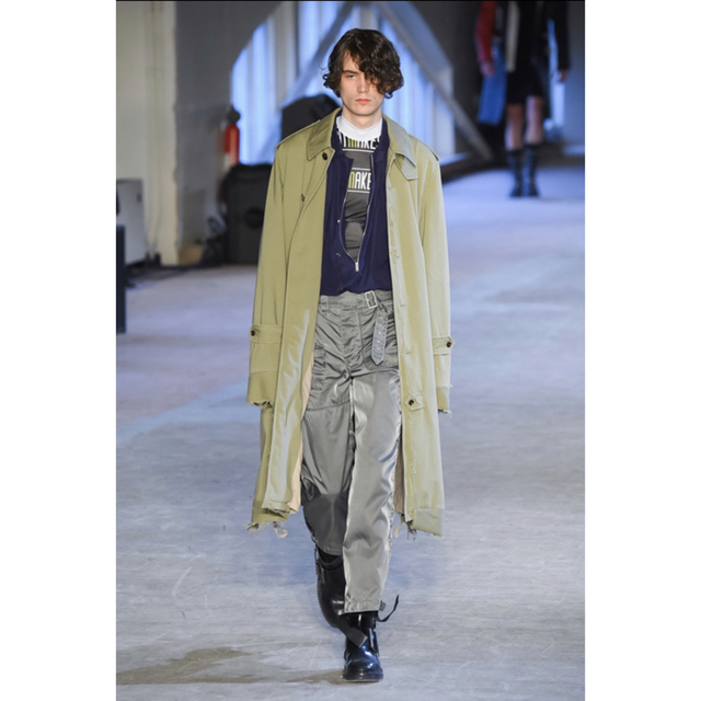 お歳暮 Maison Martin Margiela - メゾンマルジェラ 16AW コート デストロイ加工 ステンカラーコート