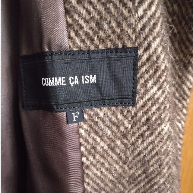 COMME CA ISM(コムサイズム)のCOMME CA ISM アルパカ混ロングウールコート レディースのジャケット/アウター(ロングコート)の商品写真