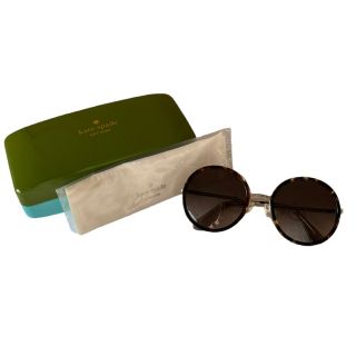 kate spade new york - ケイトスペード サングラス - 黒×ゴールドの