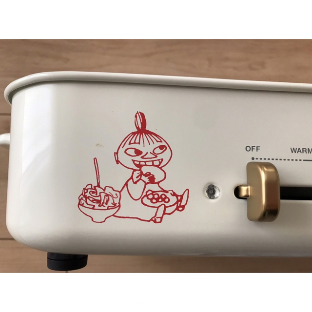 限定after noon tea × MOOMIN コンパクトホットプレート43 スマホ/家電/カメラの調理家電(ホットプレート)の商品写真