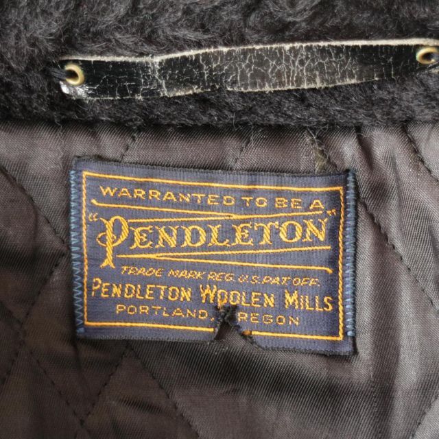 PENDLETON - 70s ペンドルトン Pendleton ランチコート チェック 青