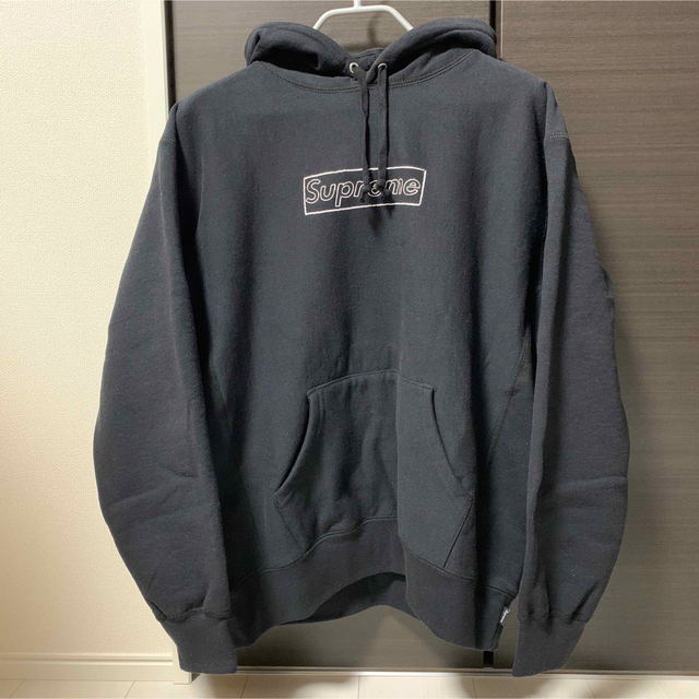 21SS Supreme KAWS Chalk Logo Hooded