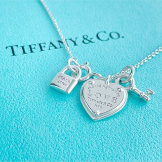 ティファニー(Tiffany & Co.)のティファニー　ラブ　ハート　タグ　キー　ネックレス(ネックレス)