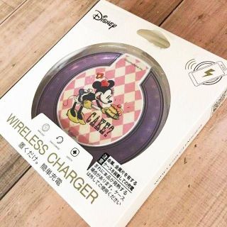 ディズニー(Disney)のミニー ワイヤレスチャージャー DN523B(バッテリー/充電器)