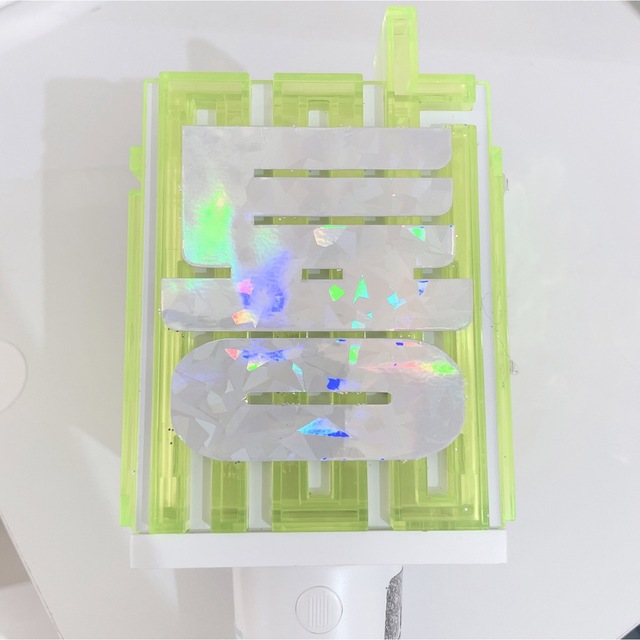 草鈍器　ハート　ステッカー　大　nct ペンライト　オーダー可　ヘチャン　 ハンドメイドのハンドメイド その他(その他)の商品写真