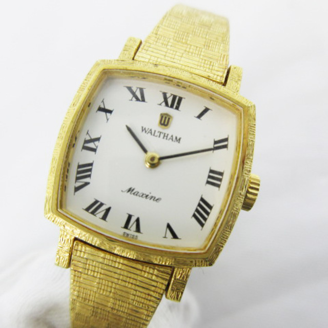 Waltham(ウォルサム)のウォルサム 腕時計 Maxine 手巻き 2針 ゴールド GP ヴィンテージ  レディースのファッション小物(腕時計)の商品写真