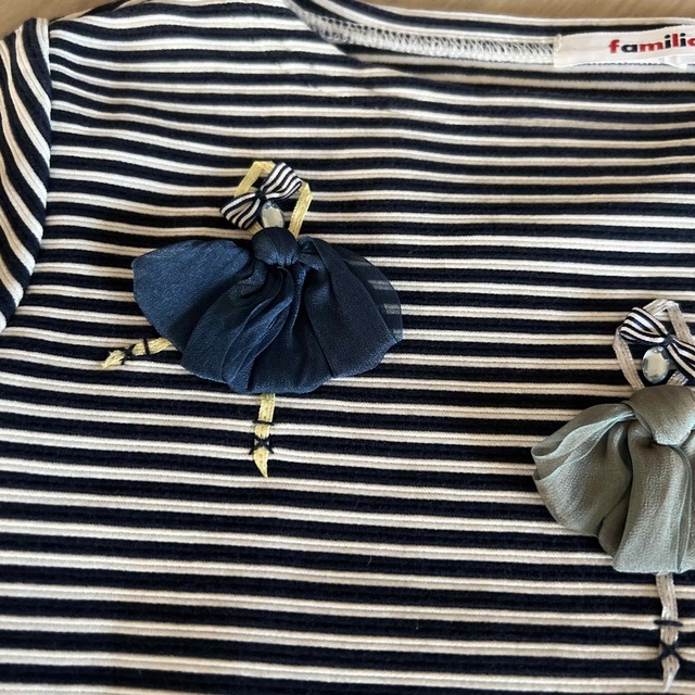 familiar(ファミリア)のファミリア150長袖カットソー キッズ/ベビー/マタニティのキッズ服女の子用(90cm~)(Tシャツ/カットソー)の商品写真