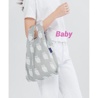 バグゥ(BAGGU)のBAGGU　エコバッグ　ベビー　Baby　フクロウ　新品未使用(エコバッグ)