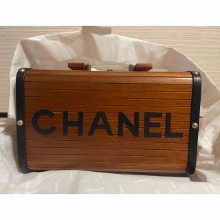 シャネル(CHANEL)の[希少] シャネル ロゴ ココマーク ウッドバニティ ハンドバッグ (ハンドバッグ)