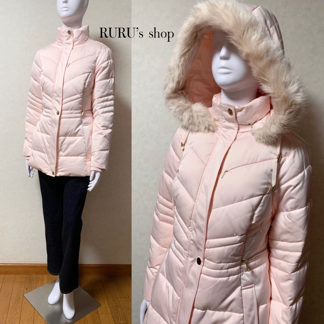 2022発売 美品 TED BAKER 2way フェイクファー ショート丈 ダウン