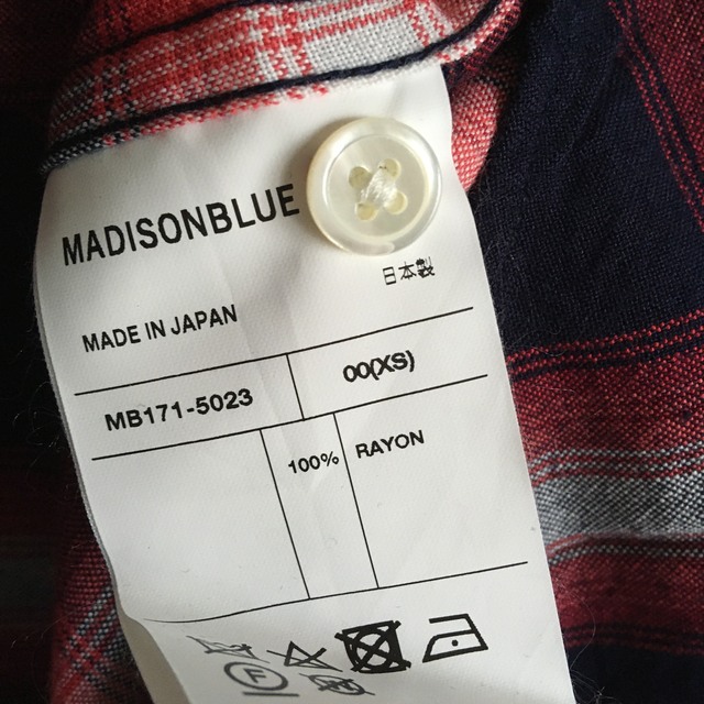 森の雑貨屋さん MADISON BLUE マディソンブルー ウエスタン チェック