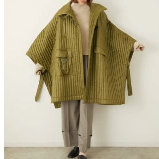 nylon quilting poncho/LA PEAU DE GEM(ポンチョ)