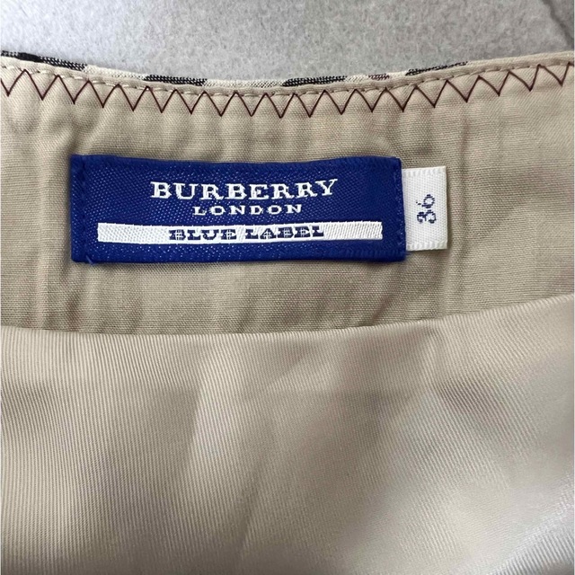 BURBERRY BLUE LABEL(バーバリーブルーレーベル)の美品　バーバリーブルーレーベル　　　３６ レディースのワンピース(ひざ丈ワンピース)の商品写真