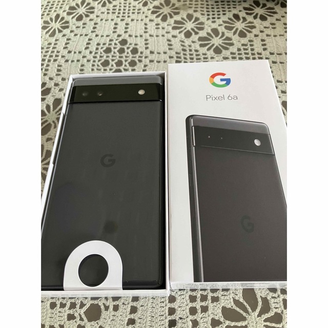 Google Pixel(グーグルピクセル)のプル様専用　Google Pixel 6a BLACK 黒　本体 スマホ/家電/カメラのスマートフォン/携帯電話(スマートフォン本体)の商品写真