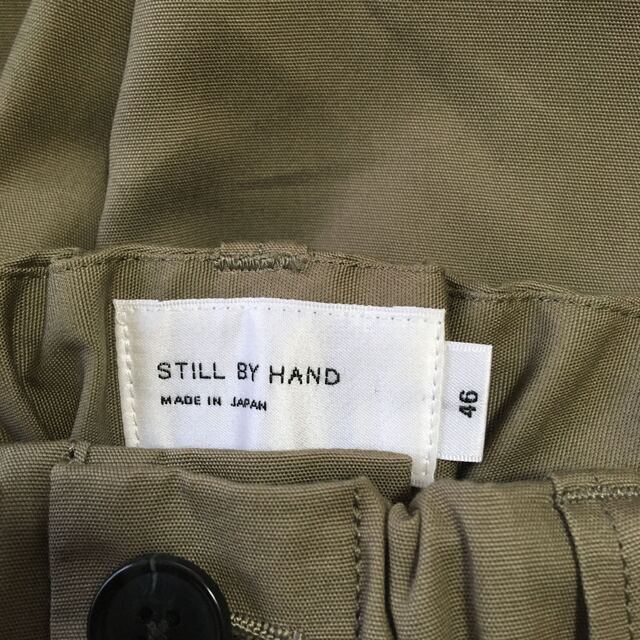 22AW STILL BY HAND 2 tuck pressed pants トレンド www.gold-and-wood.com