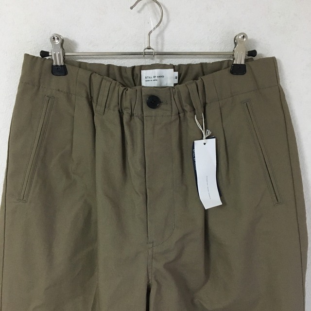 22AW STILL BY HAND 2 tuck pressed pants トレンド www.gold-and-wood.com