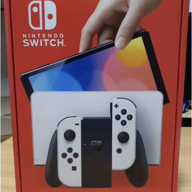 Nintendo Switch 有機ELモデル Joy-Con(L)/(R) ホ エンタメ/ホビーのゲームソフト/ゲーム機本体(家庭用ゲーム機本体)の商品写真