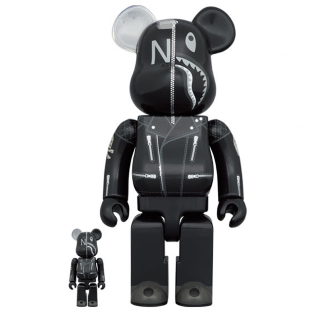 BAPE X NBHD SHARK BE@RBRICK 100% & 400%